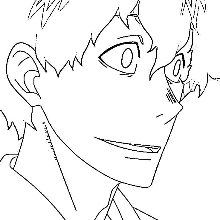 Coloriage Viktor Licht Fire Force