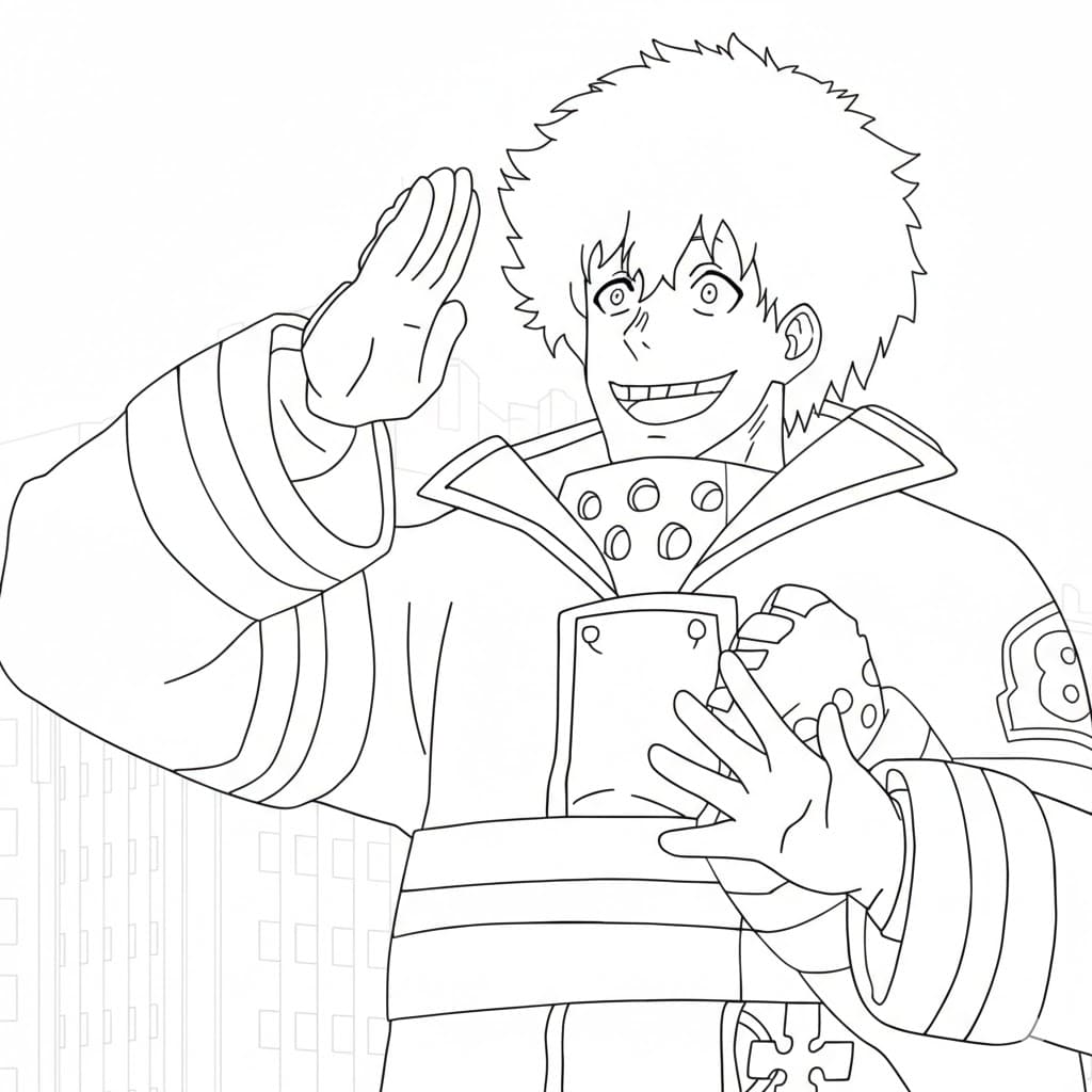 Coloriage Viktor Licht heureux