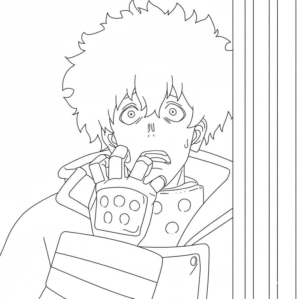 Coloriage Viktor Licht surprendre