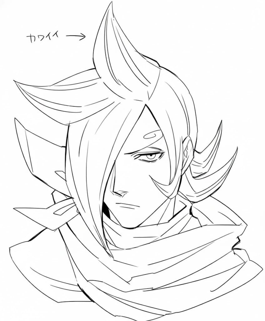 Coloriage Vinsmoke Ichiji affronter