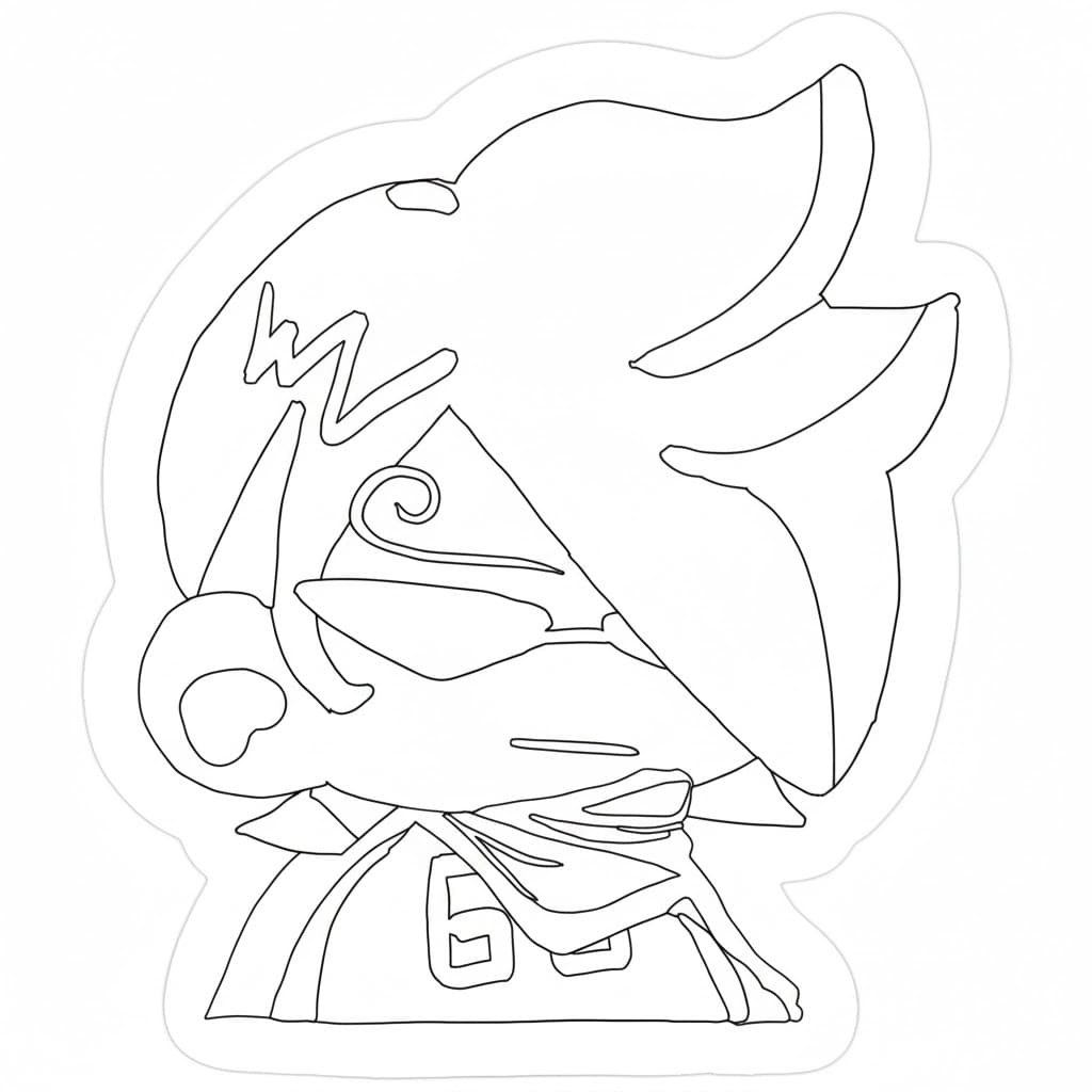 Coloriage Vinsmoke Ichiji chibi