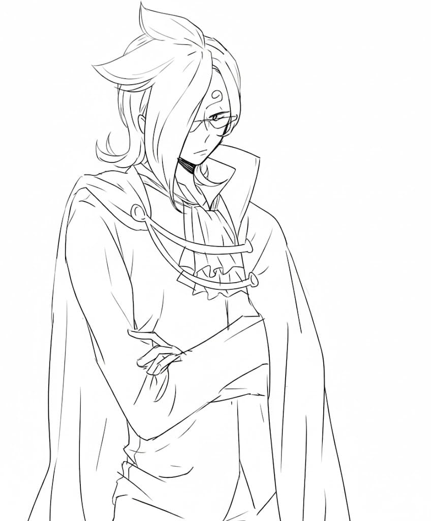 Coloriage Vinsmoke Ichiji cool