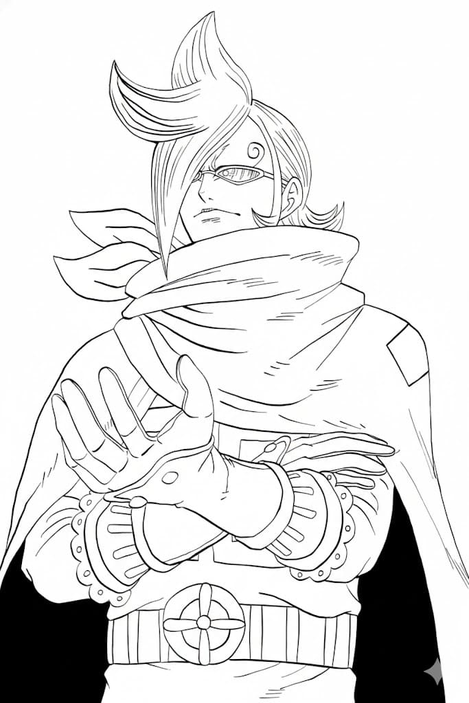 Coloriage Vinsmoke Ichiji dessiner