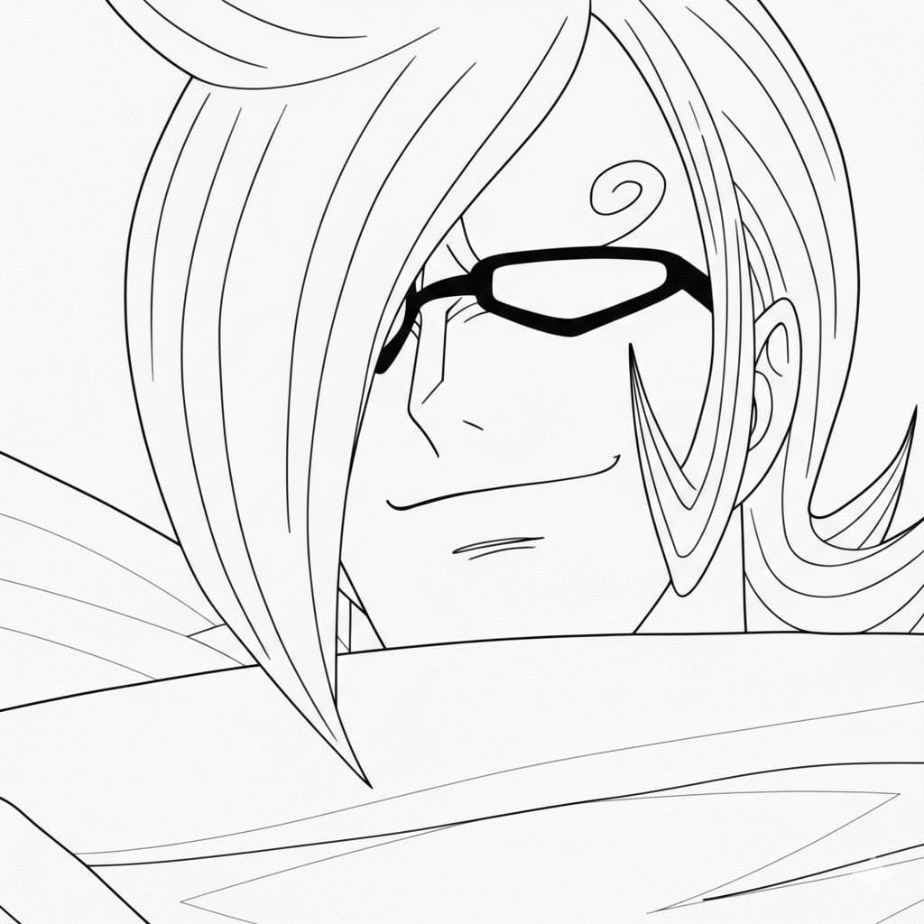 Coloriage Vinsmoke Ichiji est cool