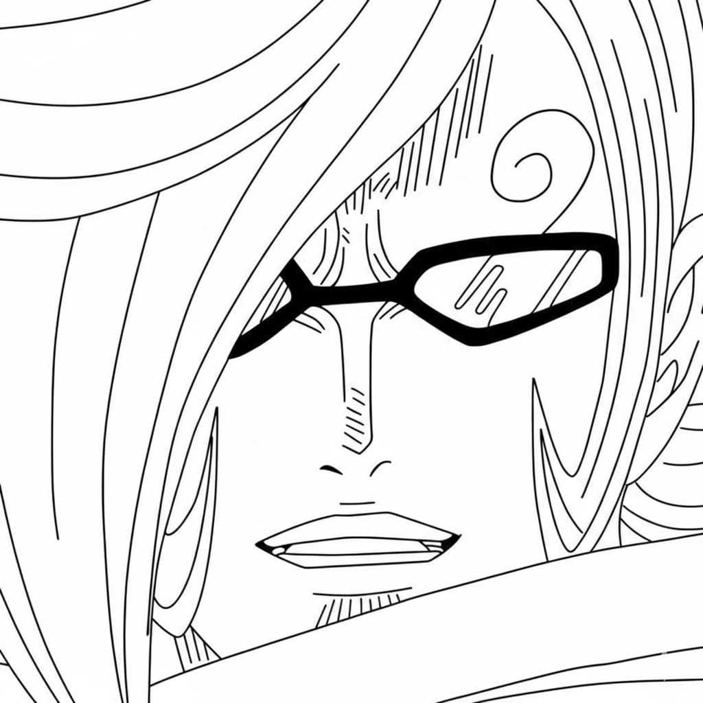 Coloriage Vinsmoke Ichiji heureux