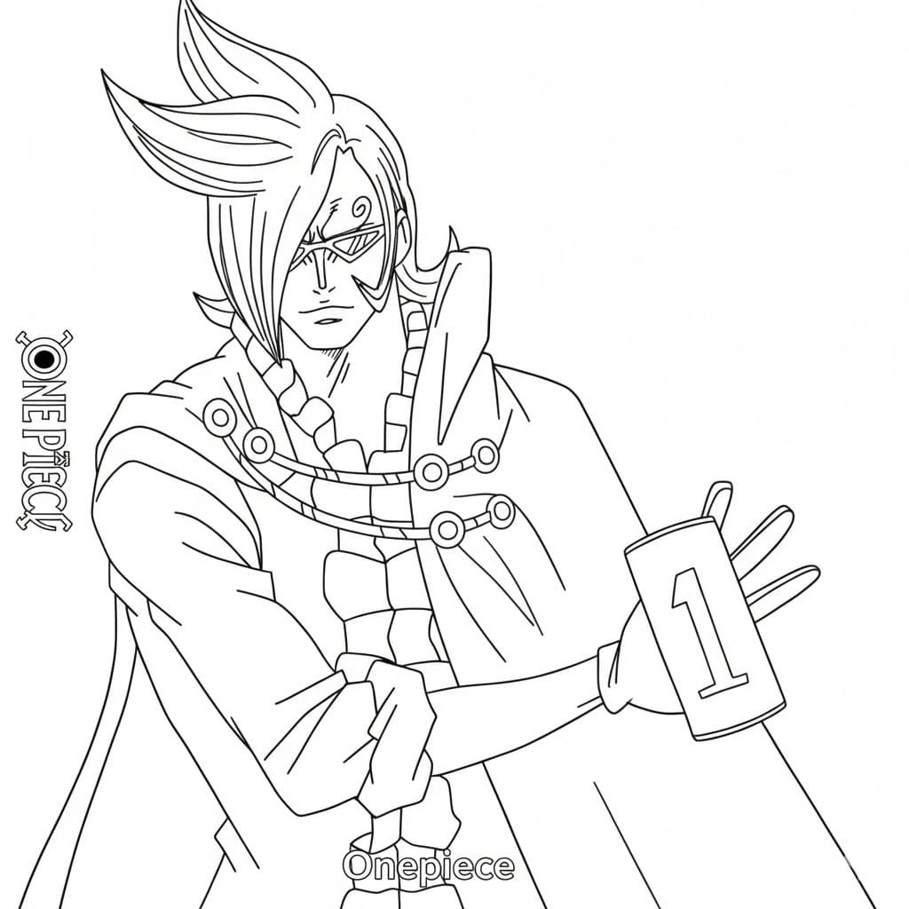 Coloriage Vinsmoke Ichiji incroyable