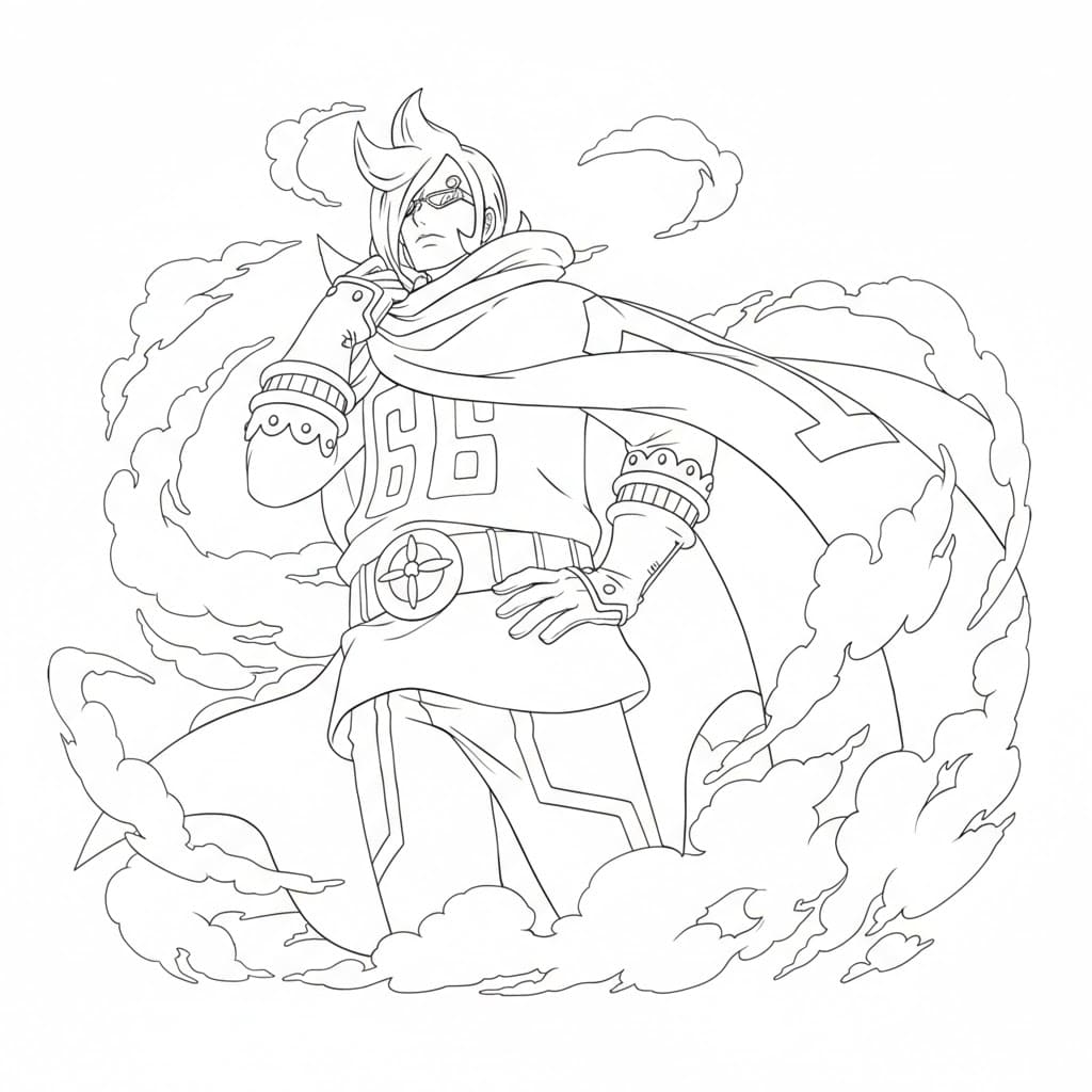 Coloriage Vinsmoke Ichiji