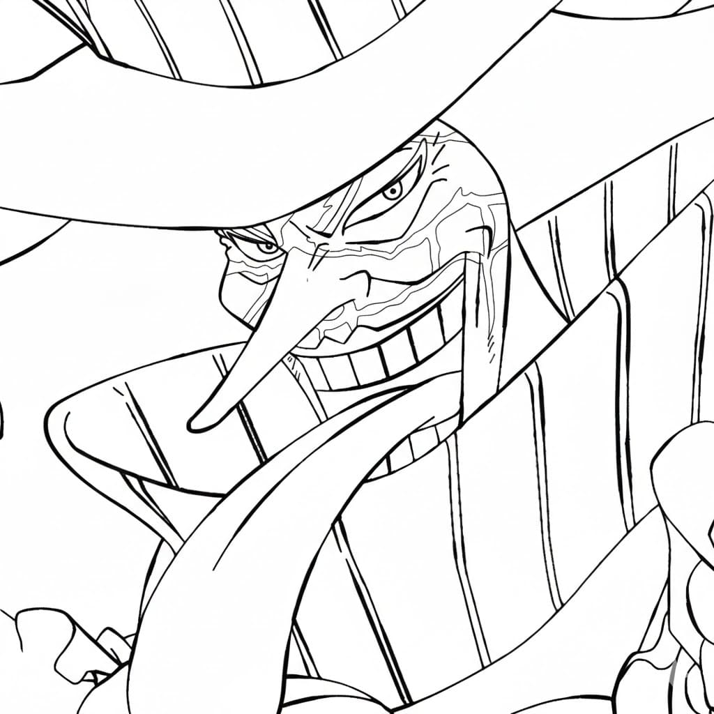 Coloriage Visage de Charlotte Perospero