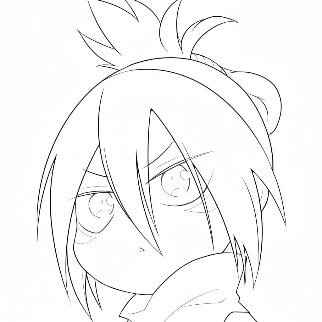 Coloriage Chibi Speed o Sound Sonic