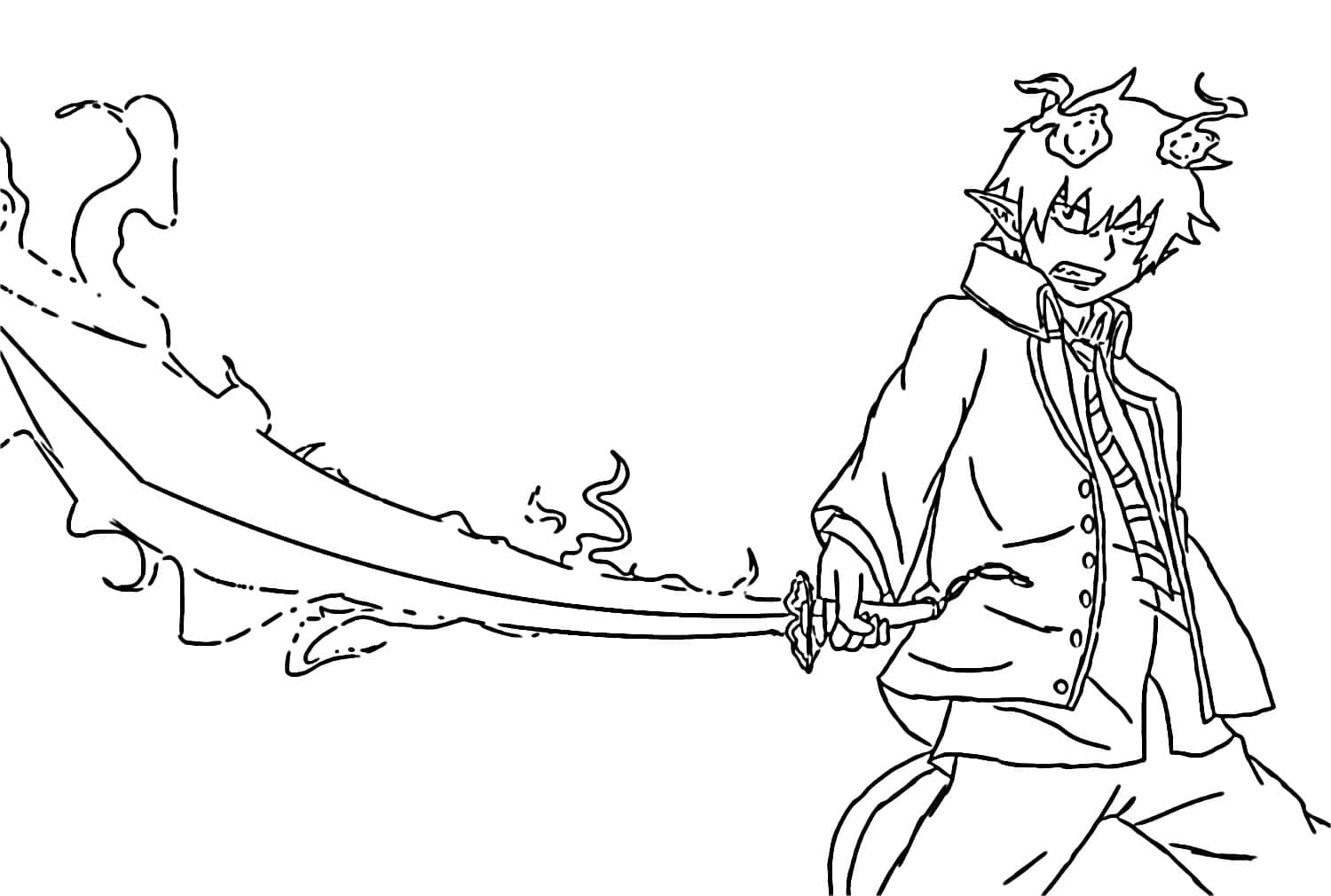 Coloriage Cool Rin Okumura