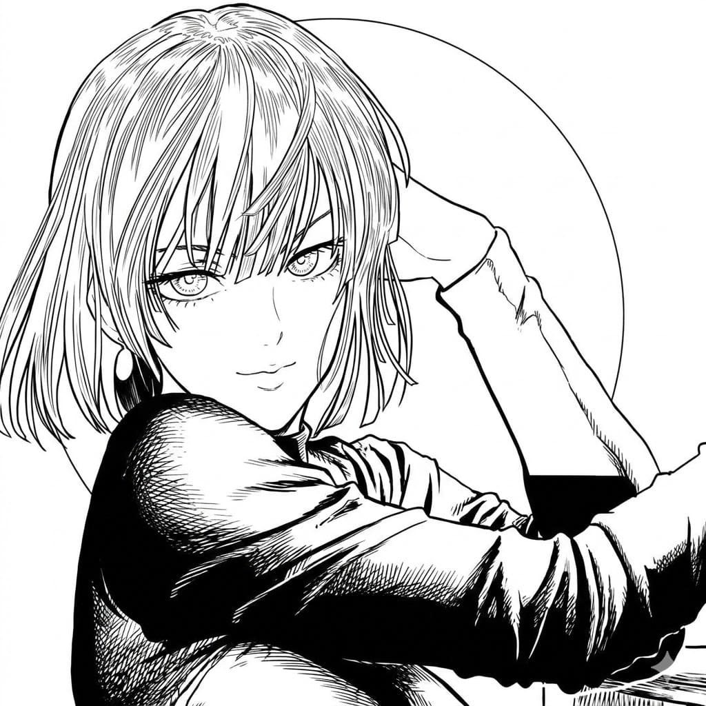 Coloriage Fubuki beau