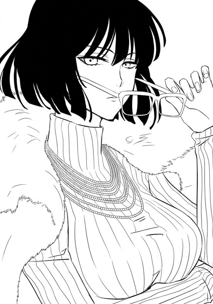 Coloriage Fubuki Géniale
