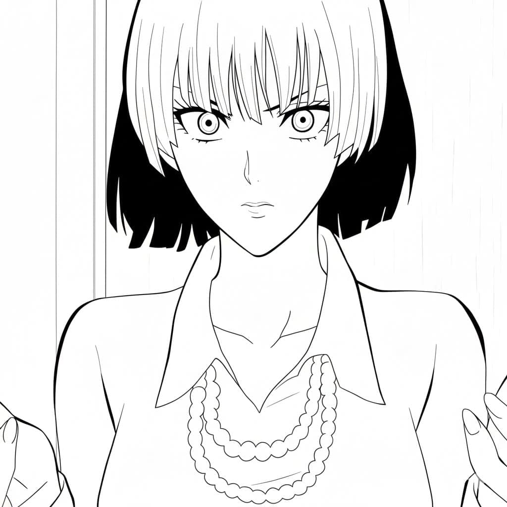 Coloriage Fubuki One Punch Man