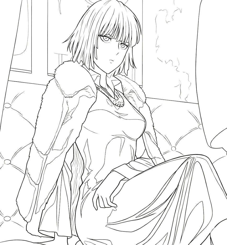 Coloriage Fubuki séance