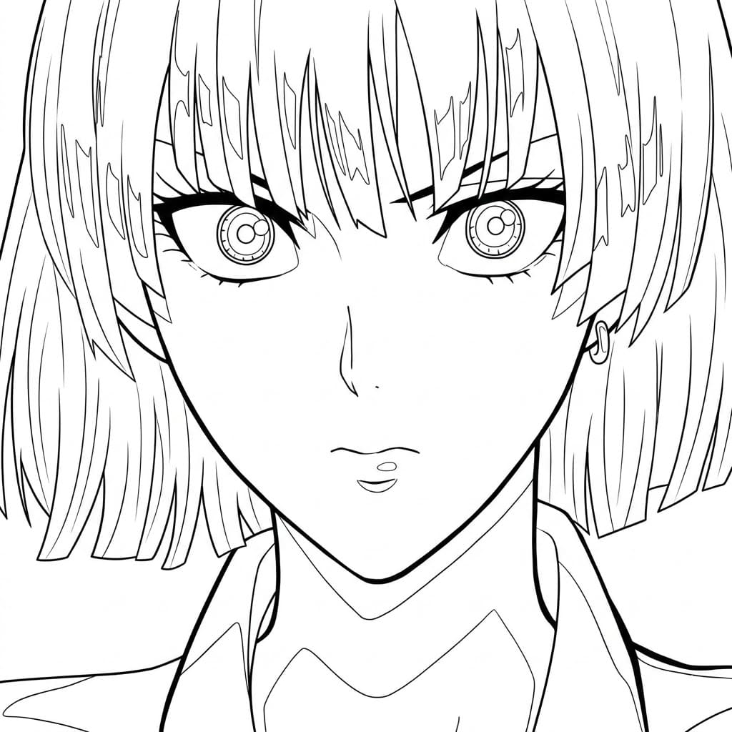Coloriage Fubuki surprendre