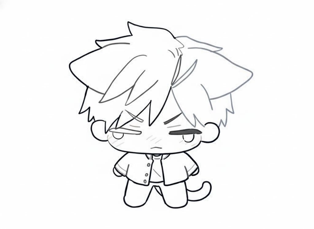 Coloriage Haruka Sakura dans Wind Breaker