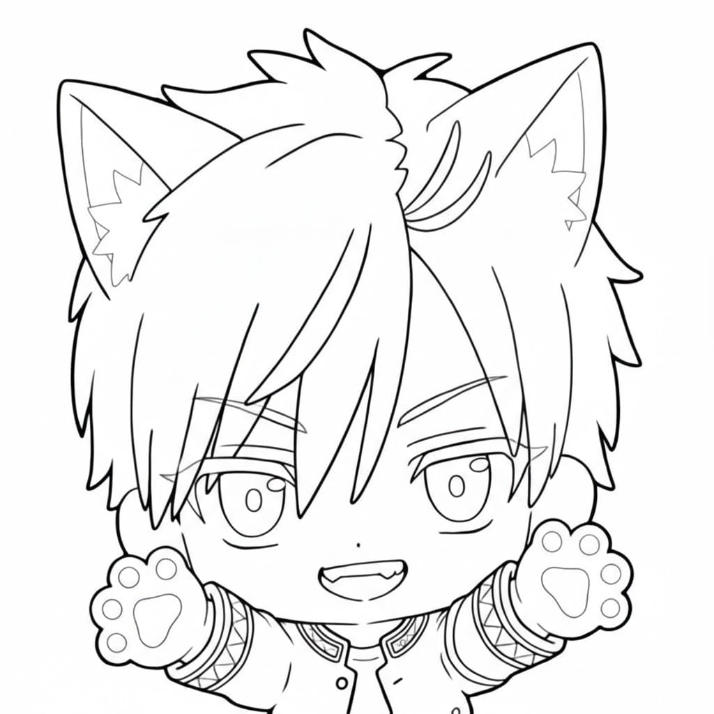 Coloriage Haruka Sakura mignonne