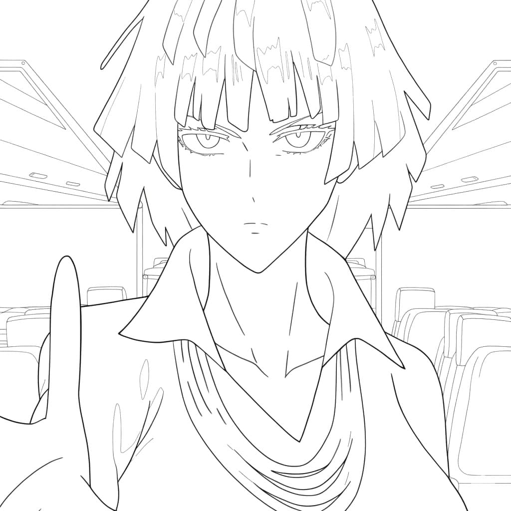 Coloriage Incroyable Fubuki
