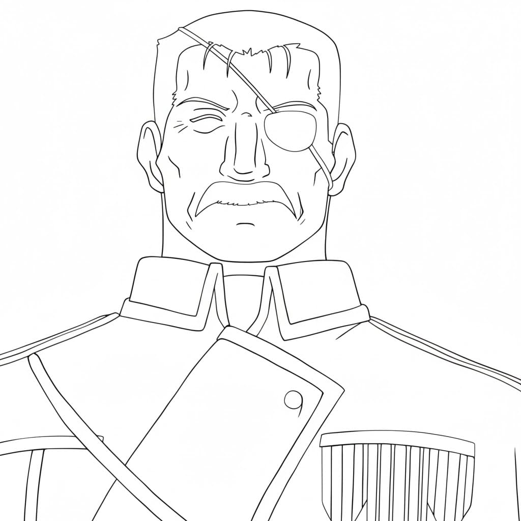 Coloriage King Bradley cool