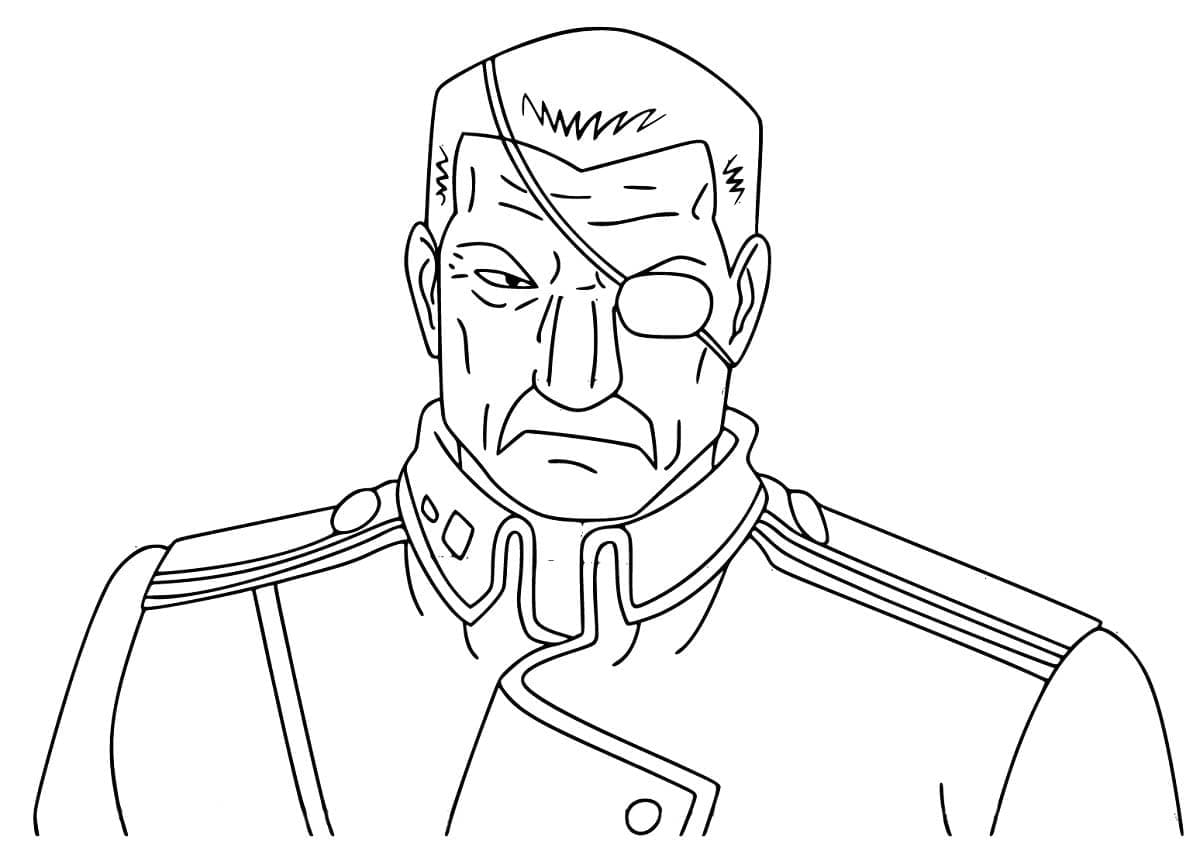 Coloriage King Bradley