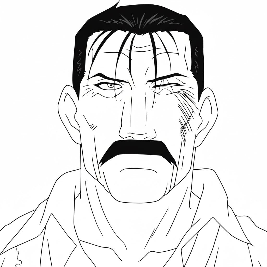 Coloriage King Bradley imprimer