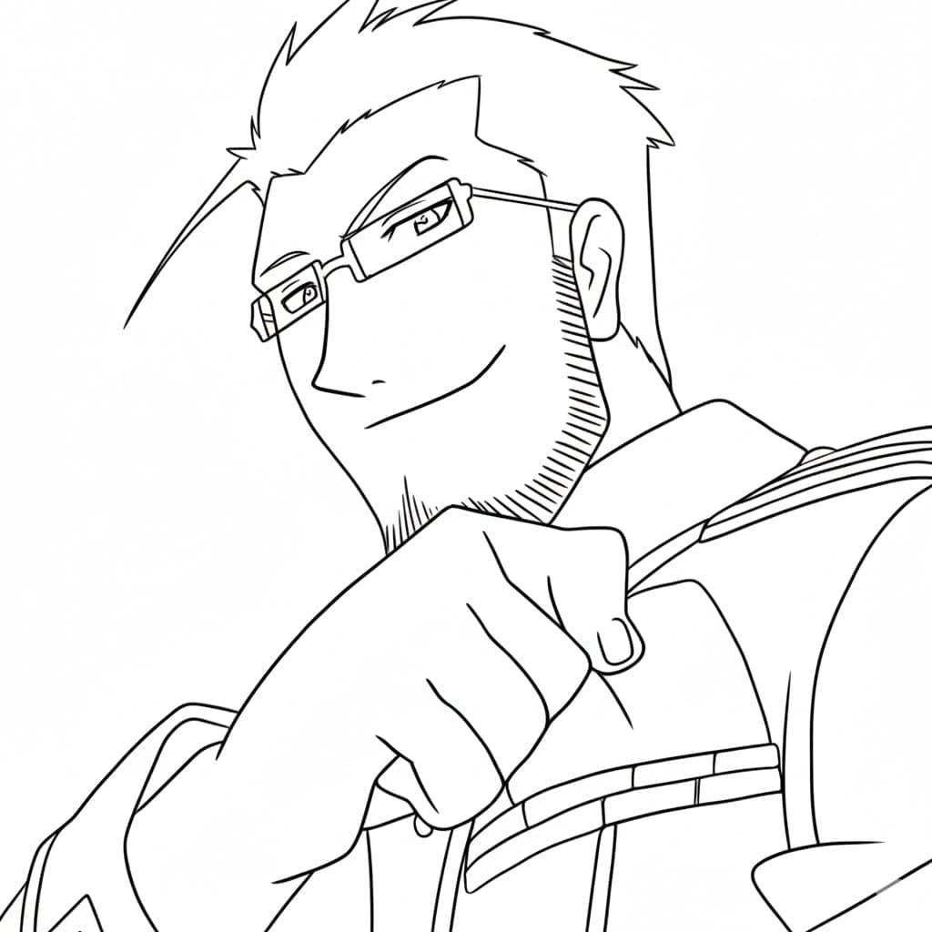 Coloriage Maes Hughes