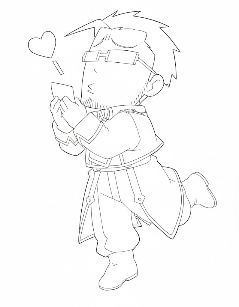 Coloriage Maes Hughes mignon