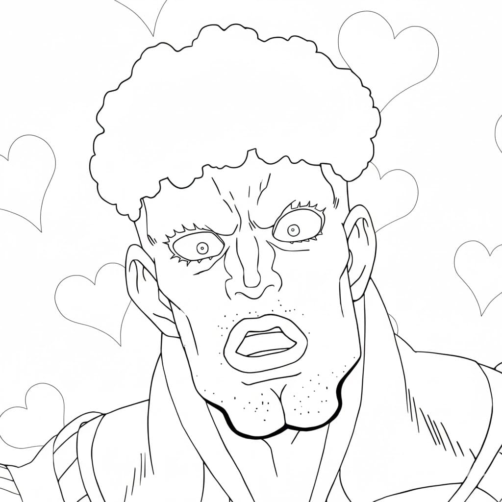 Coloriage Pri-Pri Prisonnier Force