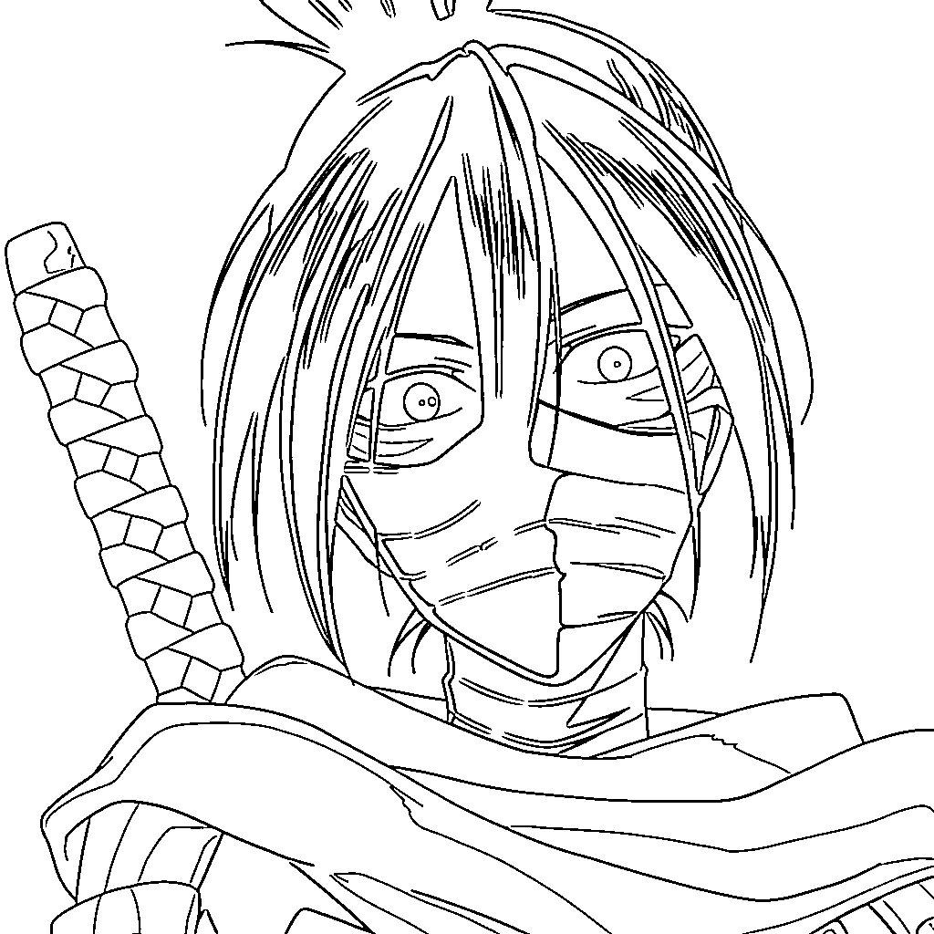 Coloriage Speed o Sound Sonic avec une épée