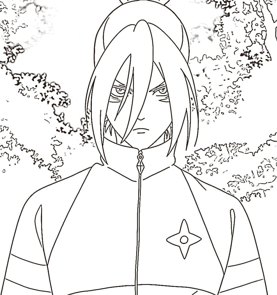 Coloriage Speed o Sound Sonic One Punch Man