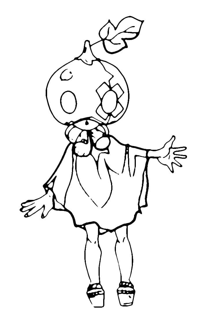 Coloriage Suika adorable