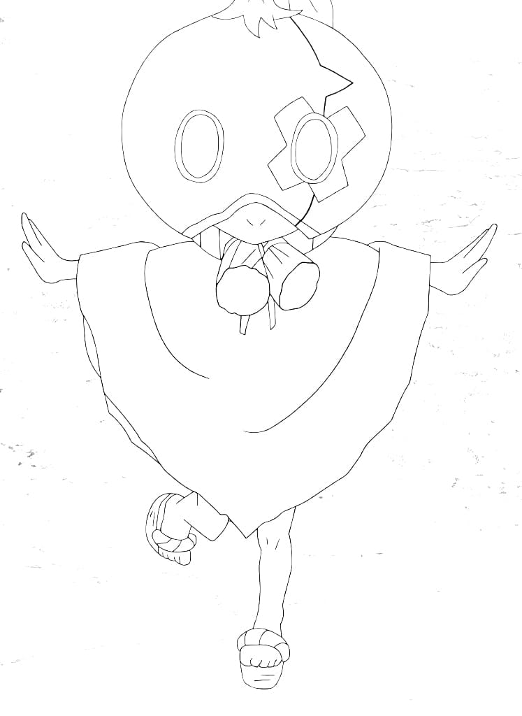 Coloriage Suika danse