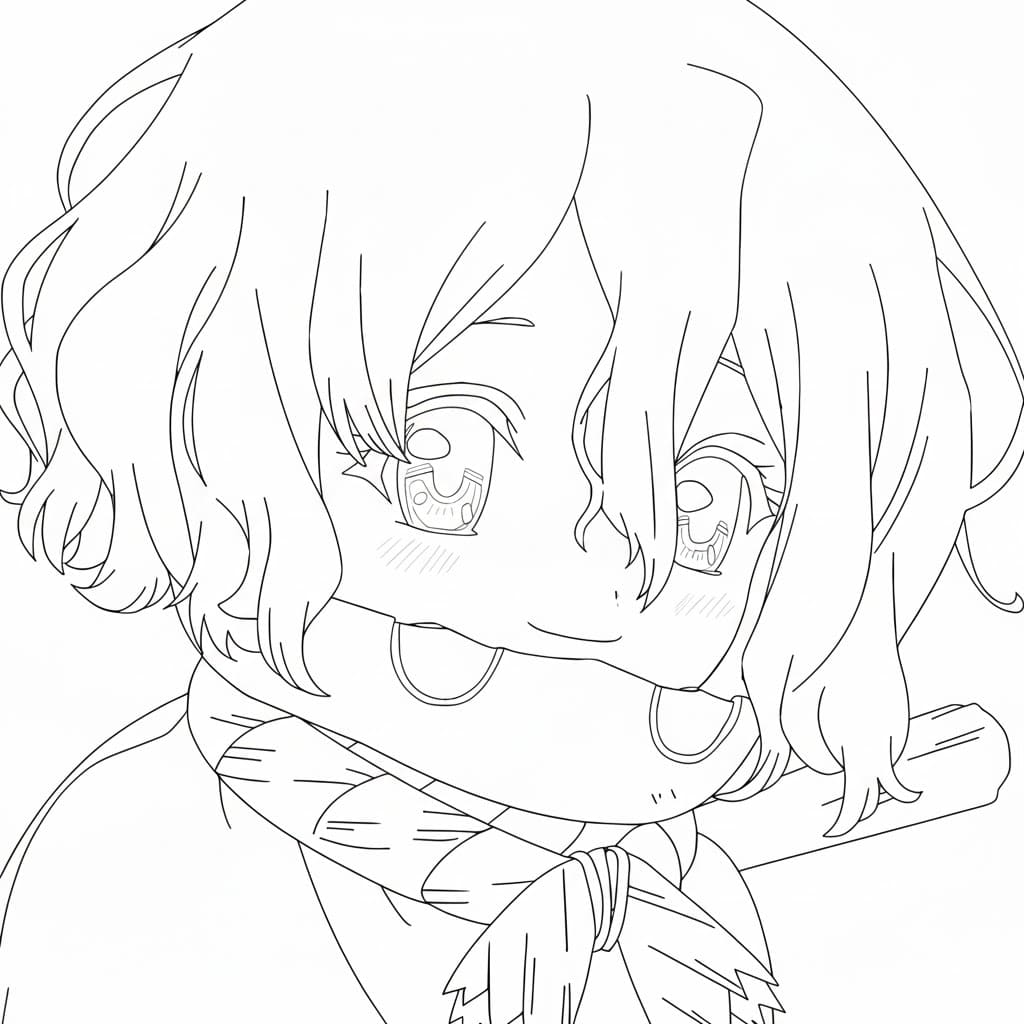 Coloriage Suika imprimer