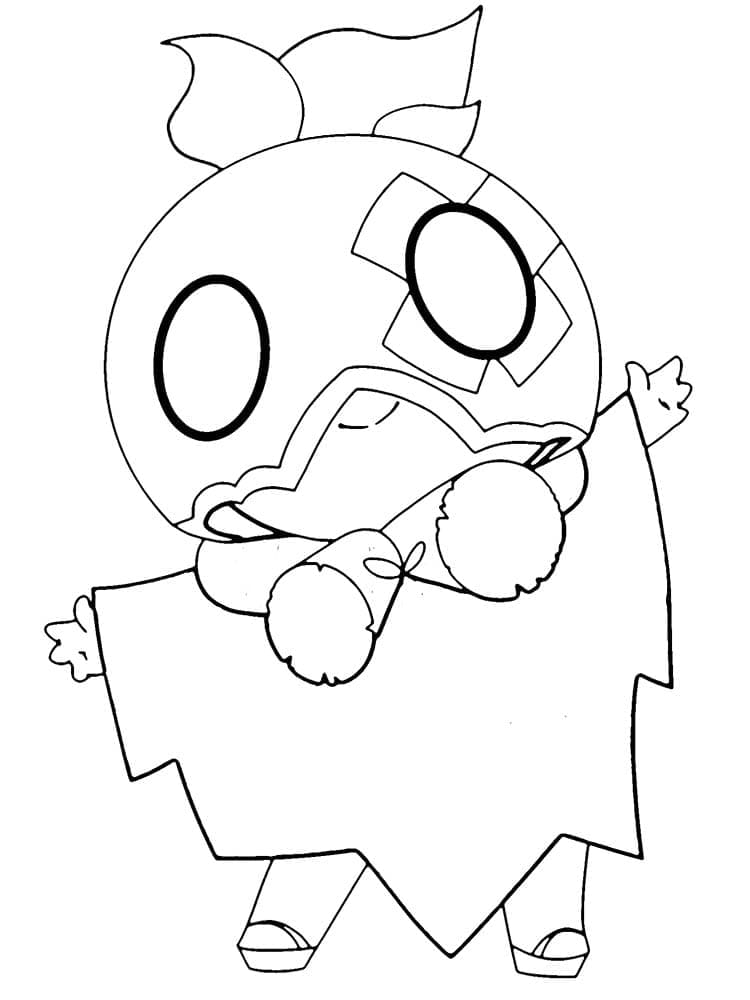 Coloriage Suika mignonne