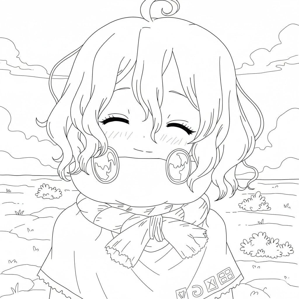 Coloriage Suika normale