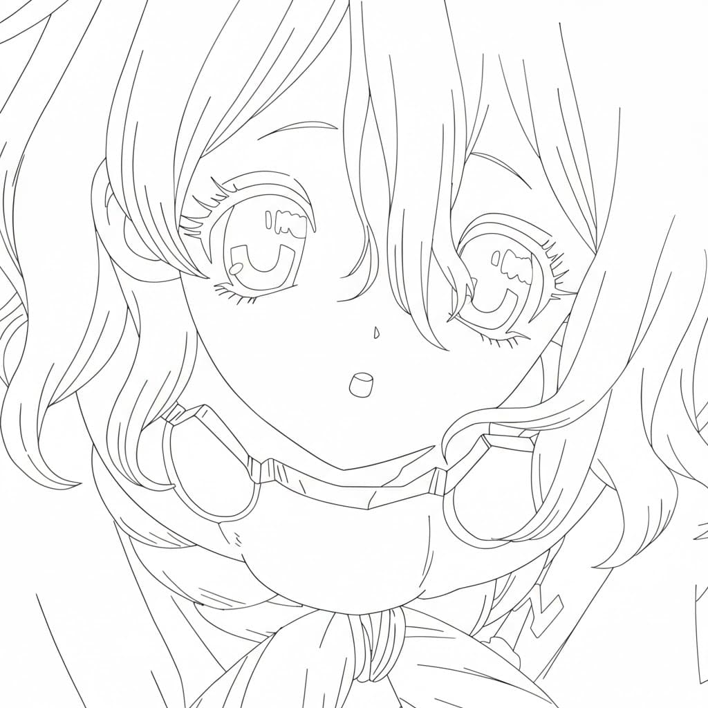 Coloriage Suika stupide