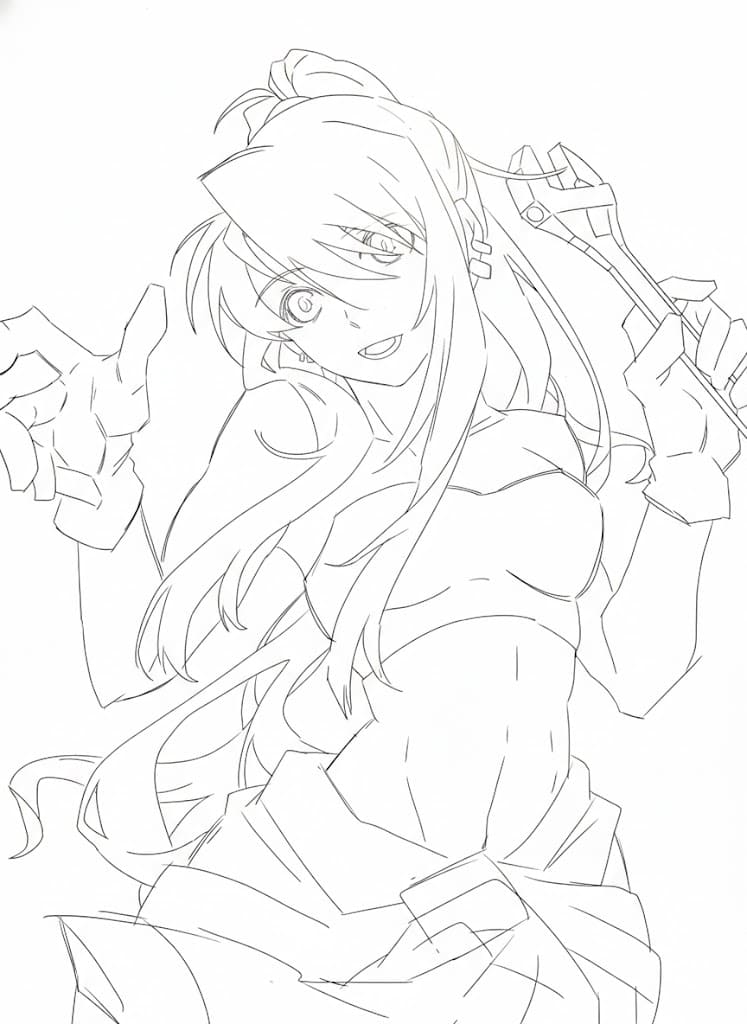 Coloriage Winry Rockbell dans Fullmetal Alchemist