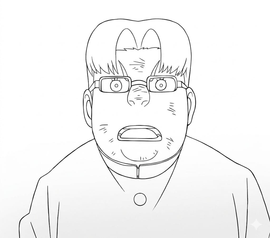 Coloriage Affaire Kinta Sakata