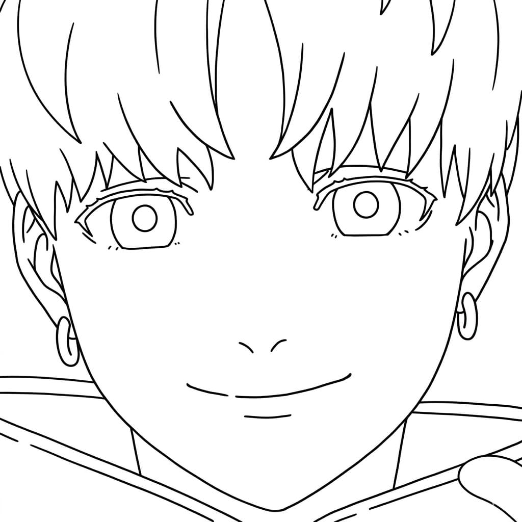 Coloriage Affronter Jin Enjôji