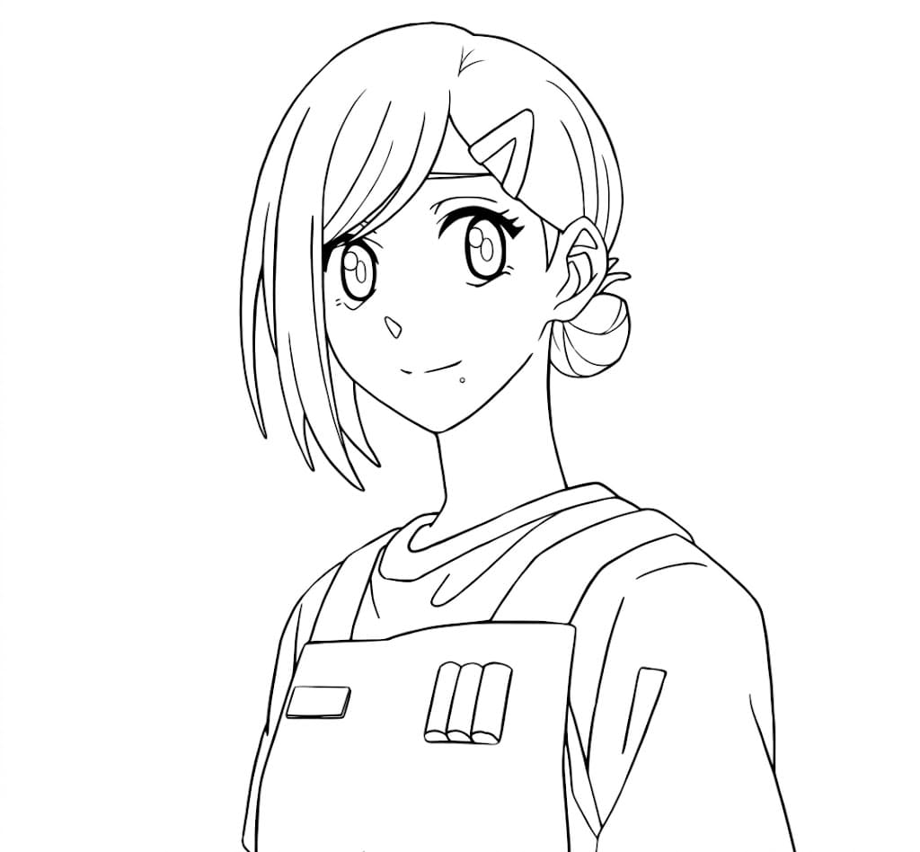 Coloriage Aoi Sakamoto