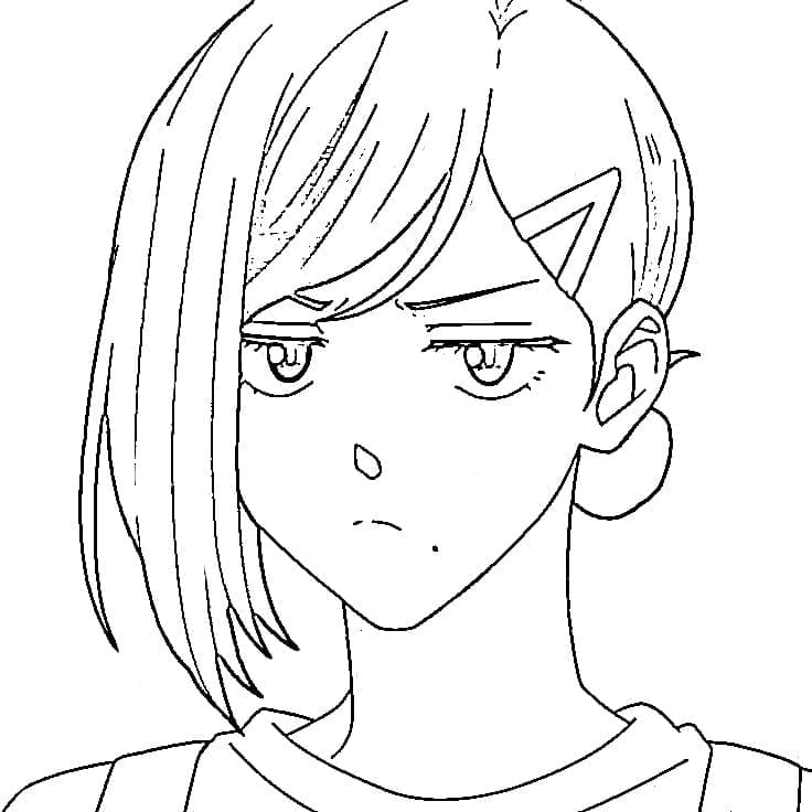 Coloriage Aoi Sakamoto Sakamoto Days