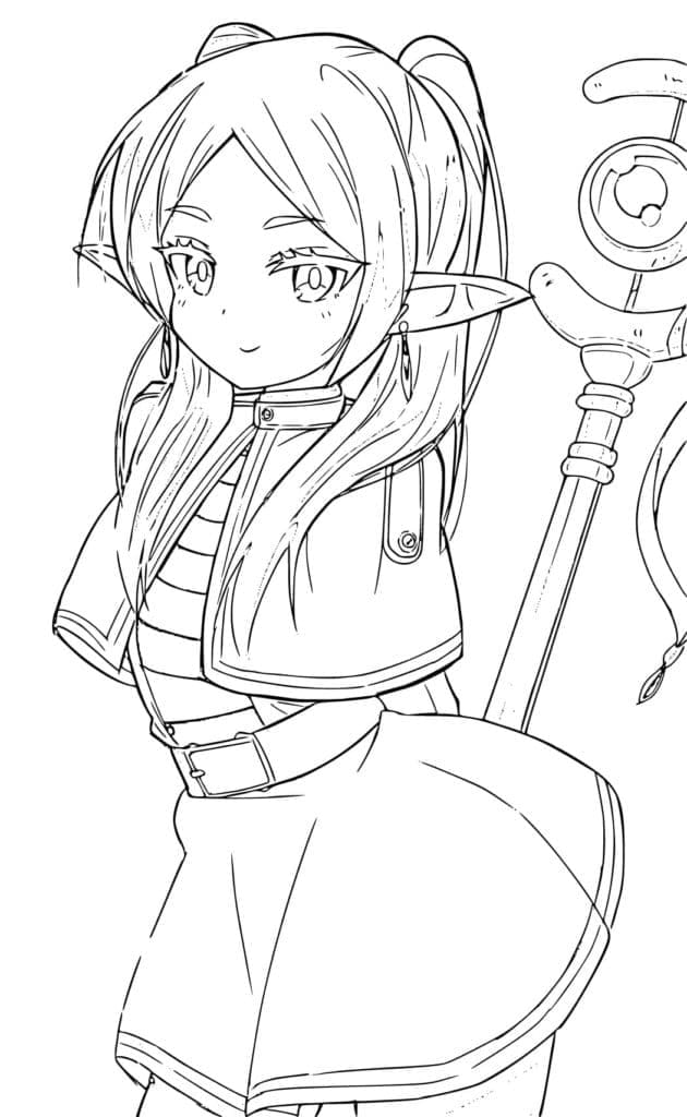 Coloriage Beau Frieren