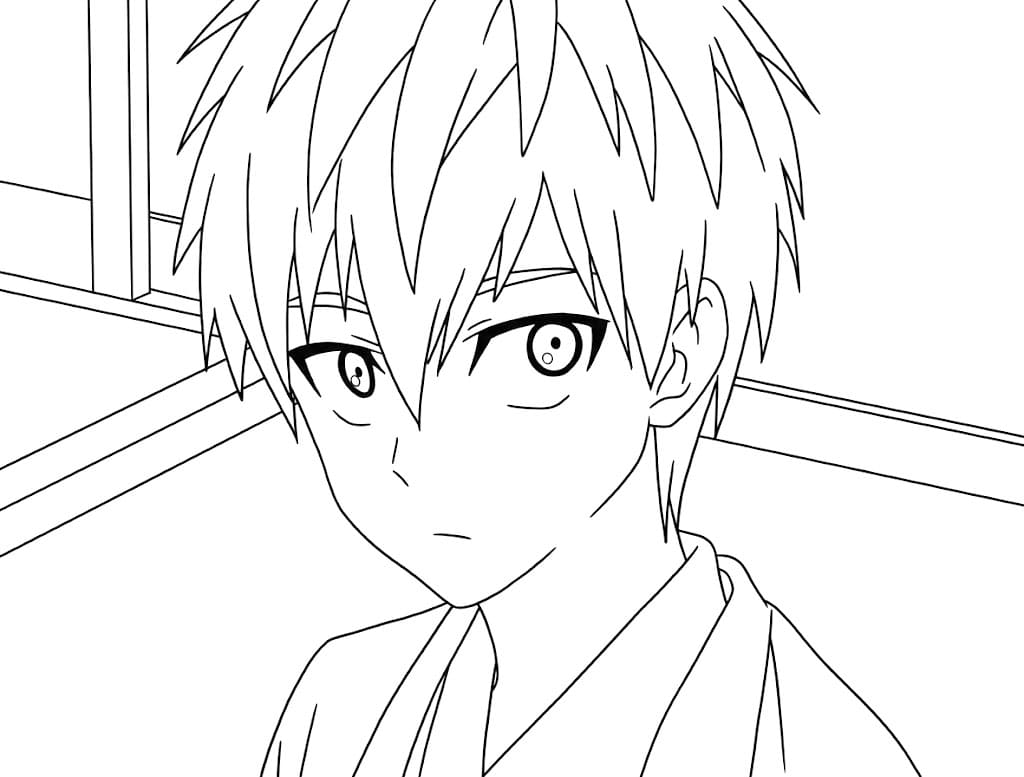 Coloriage Child Emperor affronter