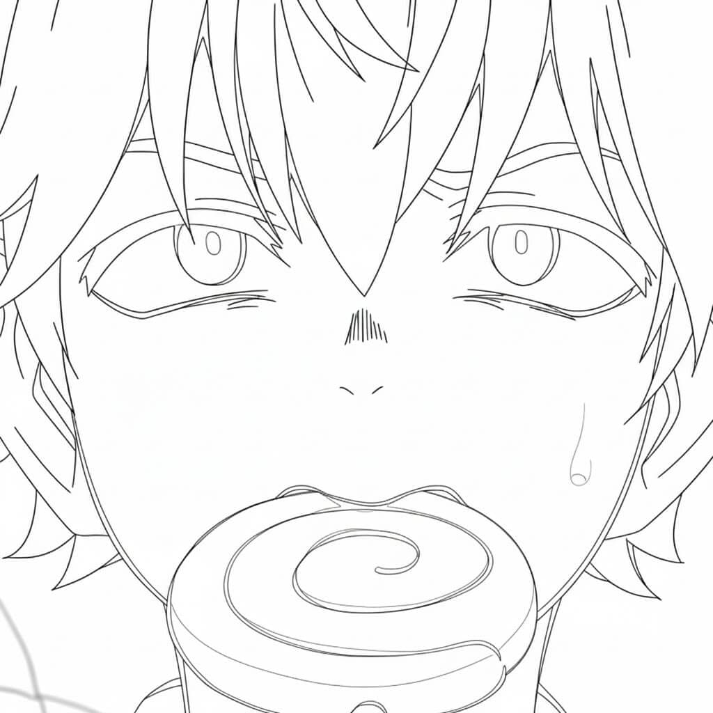 Coloriage Child Emperor Anime One Punch Man