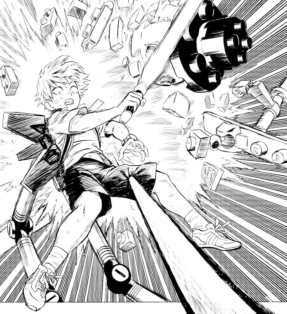 Coloriage Child Emperor combat