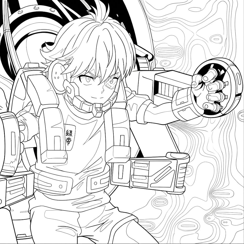 Coloriage Child Emperor contrôle