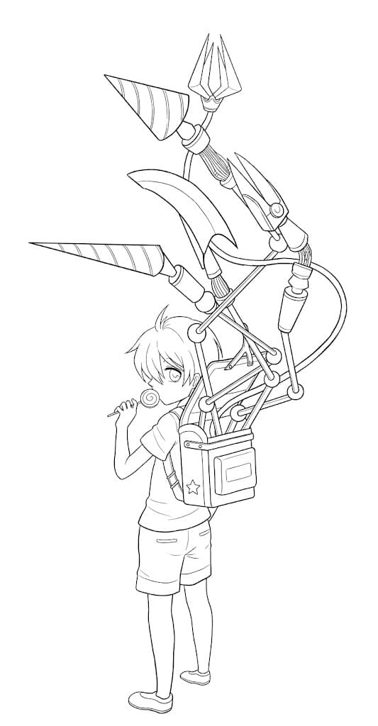 Coloriage Child Emperor cool