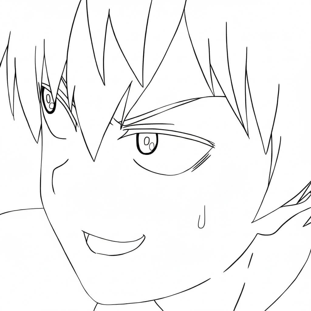 Coloriage Child Emperor dans One Punch Man