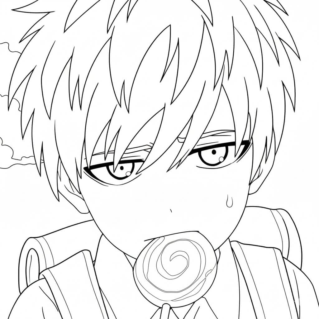 Coloriage Child Emperor de One Punch Man