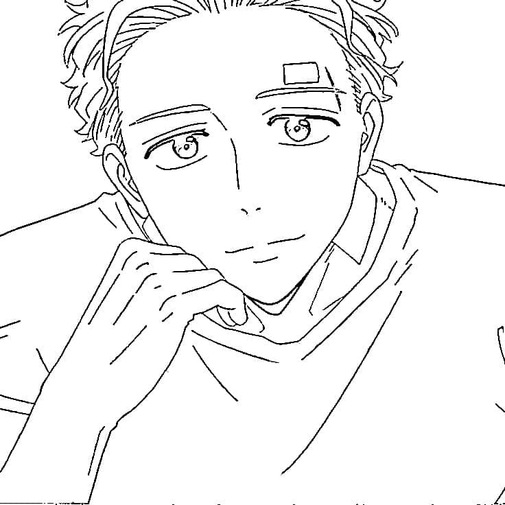 Coloriage Cool Hajime Umemiya